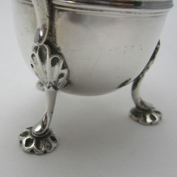 Pair of Edwardian Silver Dwarf Style Candlesticks with Detachable Nozzels