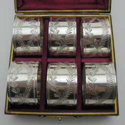 Victorian Silver Pocket Cigar Case in a Rectangular Curved Form (1899)