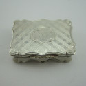 Victorian Silver Plated Circular Biscuit or Trinket Box with Grape and Vine Decoration