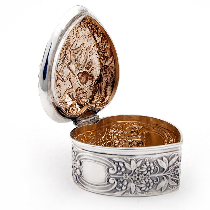 Antique Victorian Nautilus Shaped Silver Plated Spoon Warmer (c.1890)