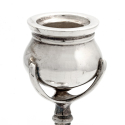 Victorian Silver Neck Spiral Effect Glass Decanter (1898)