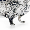 Antique Mappin & Webb Heart Shaped Silver Trinket Box