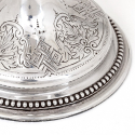 Art Deco Style Silver Plated Cocktail Shaket with Stepped Lid and Base (c.1930)