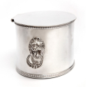 Early Victorian Hand Engraved Silver Christening Mug with Gilt Interior (1859)