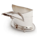 Silver Plated Tankard Shaped Cocktail Pick Holder