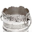 Antique Georgian Barrel Shaped Silver Christening Mug