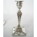 Georgian Style Antique Silver Beaker with a Cylindrical Tapering Body (1907)