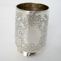 Large Antique Art Nouveau Style Rectangular Silver Plated Box