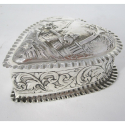 Atkin Brothers Circular Silver Plated Biscuit or Trinket Box