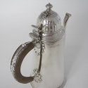 Elkington & Co Silver Plated Cocktail Shaker with a Plain Body and Scroll Handle