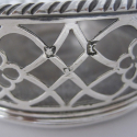 Walker & Hall Silver Plated Trinket or Biscuit Box with a Domed Hinged Lid