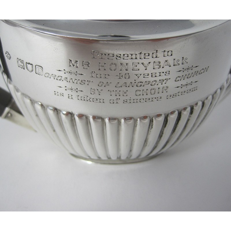 Antique Silver Plated Circular Basket with a Beaded Border and Swing Handle