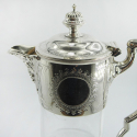 Irish Edwardian Era Silver Mether or Drinking Vessel with Four Stepped Curved Handles